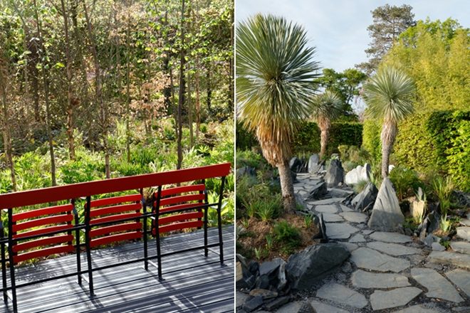 De gauche à droite : « Jardin du dernier acte » et « Jardin des émergences »<br><br>