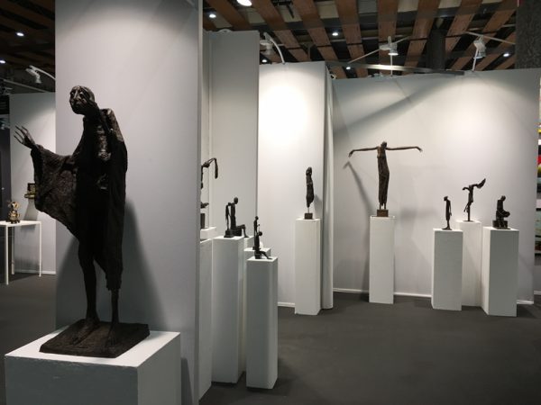 Sculptures signées Marc Petit, galerie Gérard Nicolet
