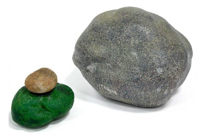 « Pouf Sassi (Pierres) », Piero Gilardi, 1986